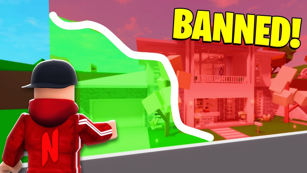 How To ENTER A BANNED HOUSE In Roblox Brookhaven...