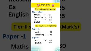 🔥SSC CGL 🎯 EXAM NOTIFICATION #viral #shorts #today #CGL #CHSL #ssc #new #syllabus #motivation