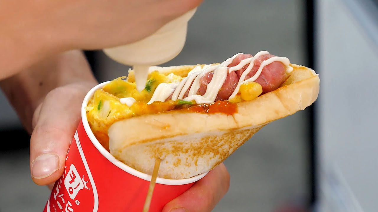 ⁣Hot dog Cup Toast - Korean Street Food