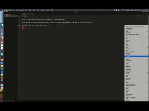 Simple callbacks in Node js