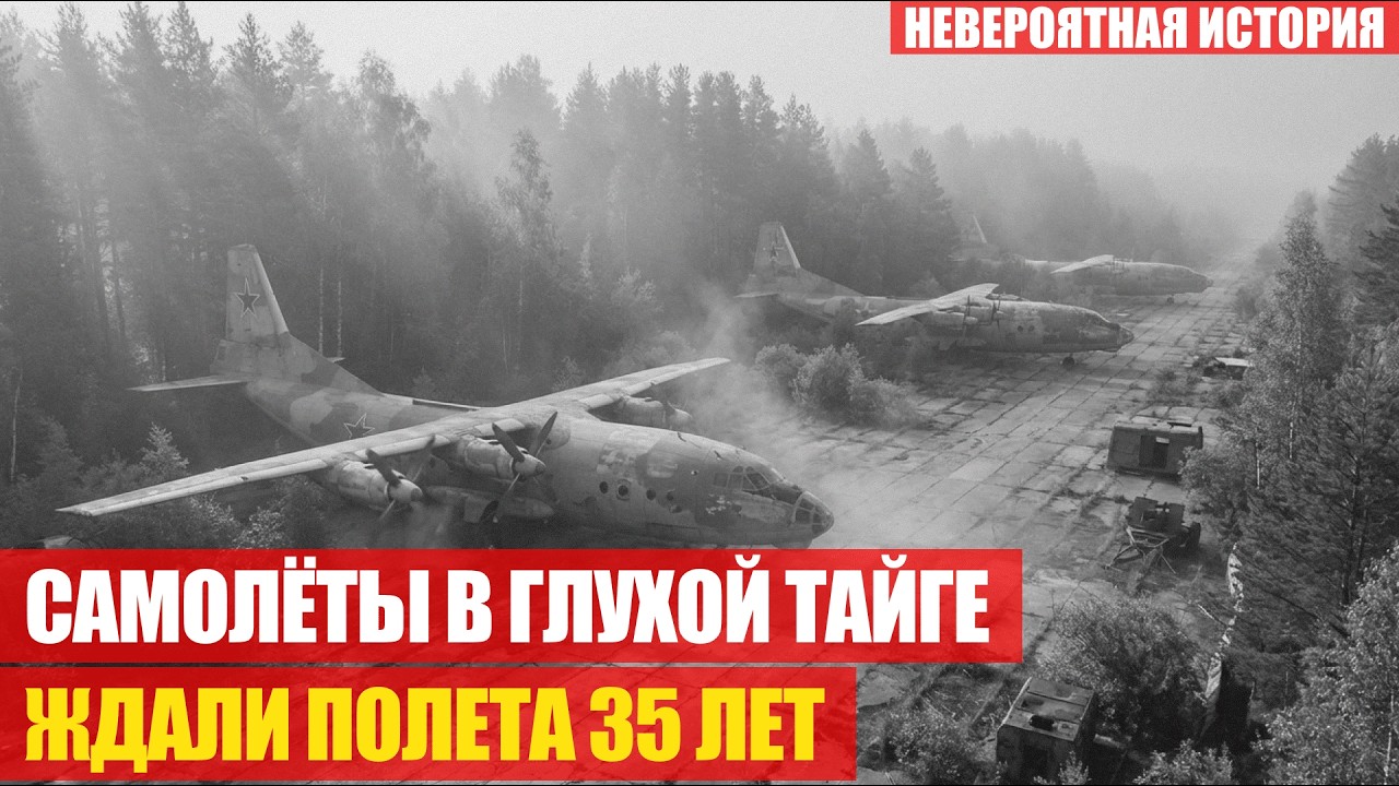 ЛЕСНИК НАШЁЛ В ТАЙГЕ ЗАБРОШЕННЫЙ АЭРОДРОМ: САМОЛЁТЫ СТОЯЛИ С РАБОТАЮЩИМИ ДВИГАТЕЛЯМИ