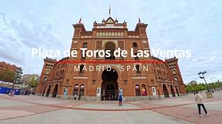 4K Walking Tour of Plaza de Toros de Las Ventas in Madrid: Neo‑Mudéjar Architecture [4KHDR/60fps]