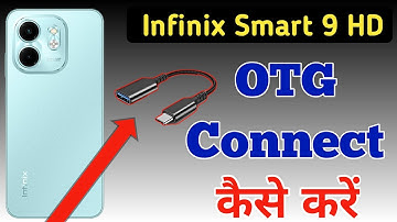 Infinix smart 9 hd me OTG kaise connect kare / How to connect otg in Infinix smart 9 hd