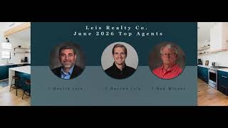Congrats to our top Realtors June 2026!1. Dustin Leis2. Darren Leis3. Bob Wisner