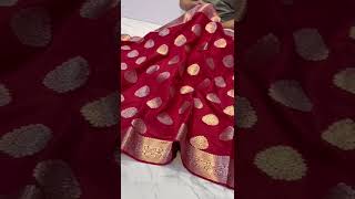 1350 Free shippingnarasi handloom semi kathan silk fancy saree Latest fancy saree with desig