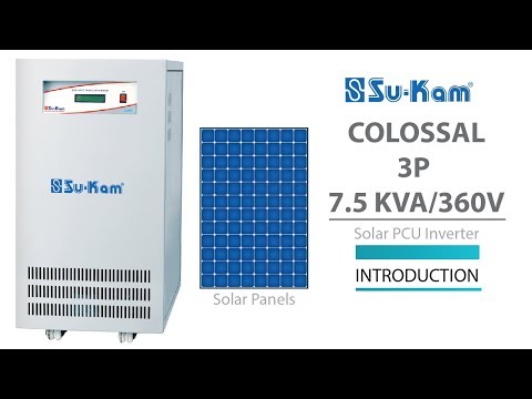 Colossal 3p 7.5 KVA / 360V Introduction Solar PCU Inverter