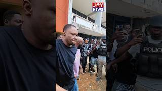 WATCH Bright Aweh and Thomas Zigah leave court after DNA update in Amoah case. Case adjourned.