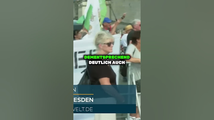 „Hau ab“-Rufe in Dresden: Olaf Scholz in Sachsen mehrmals unterbrochen @WELTVideoTV