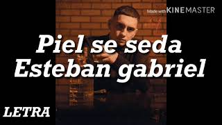 PIEL DE SEDA-ESTEBAN GABRIEL (LETRA)