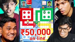 I Challenged BEASTBOYSHUB MYTHPAT AND MAXTERN in LUDO FOR 50K INR screenshot 5
