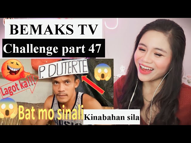 Bemaks tv - Lagot Na!!! Hula Challenge Part 47 II REACTION VIDEO class=