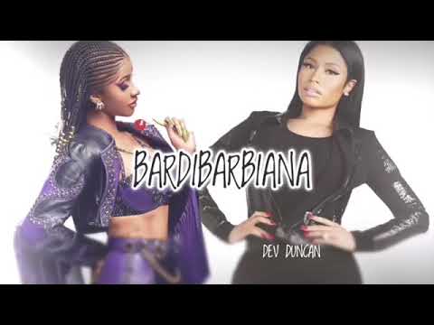 Cardi B Nicki Minaj Thotiana Remix Audio BardiBarbiana 