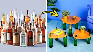 Best Out of Waste: Handmade Furniture Projects and Bottle Craft Ideas ♻️