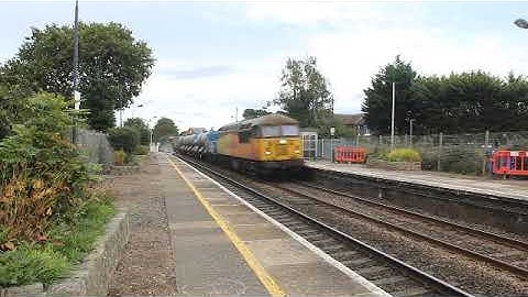 Colas Rail Freight RHTT Class 56096 and 56094 at Wem