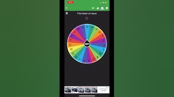 If it lands on your first letter of name your out part 38 #spinthewheel #cool #guessing