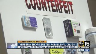 Yerberia shops busted for illegal drugs