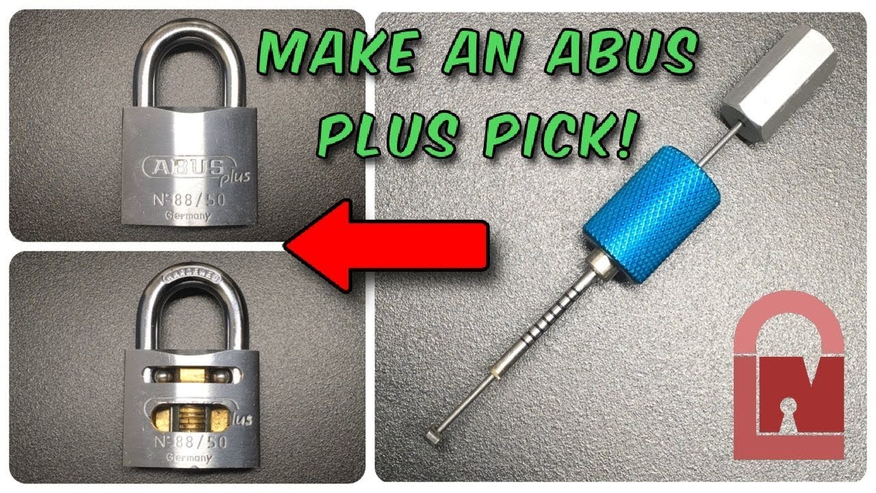 Abus Plus 88 50 Padlock Picked Blind Cutaway View Youtube