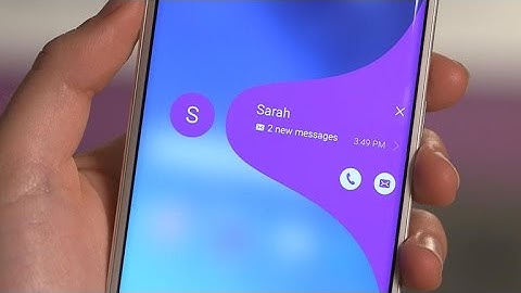 CNET How To - Using the People Edge on the Samsung Galaxy S6 Edge