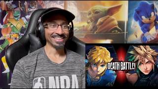 Link VS Cloud (#legendofzelda VS #finalfantasyvii) | DEATH BATTLE! REACTION