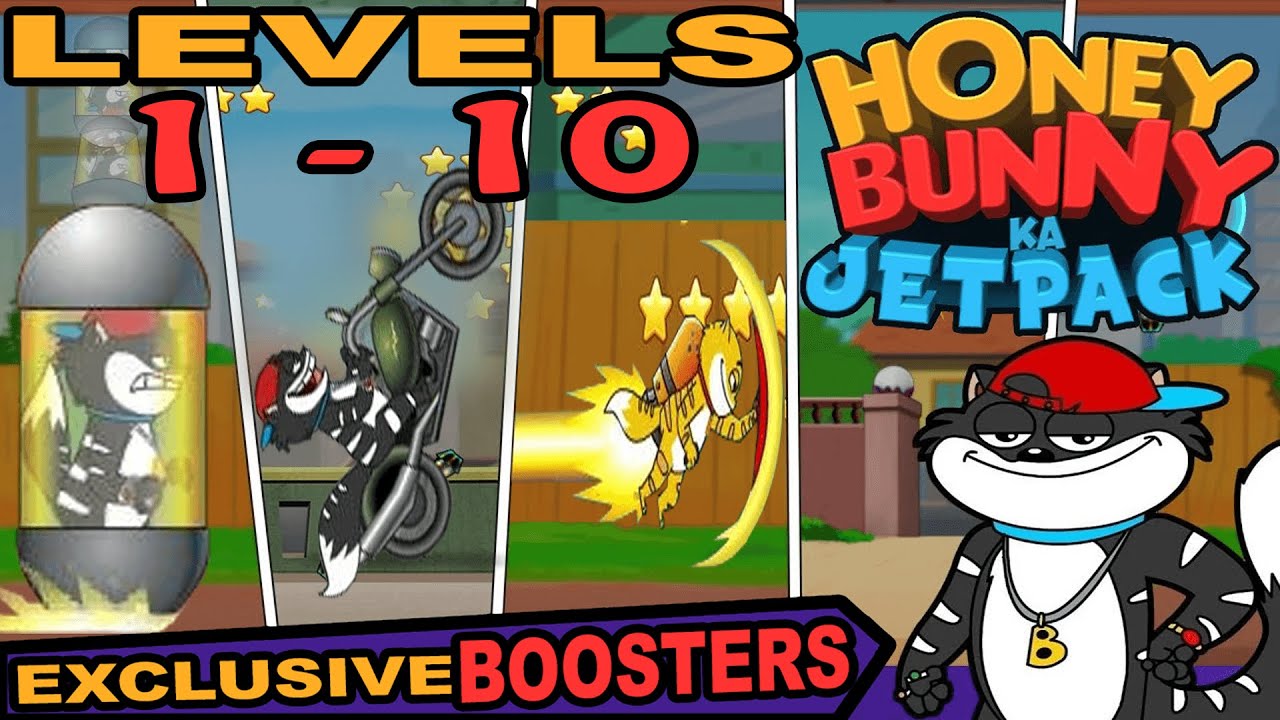 Honey Bunny Ka Jetpack Hero Run The Game Honey Bunny