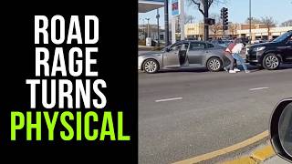 Road Rage Turns Physical