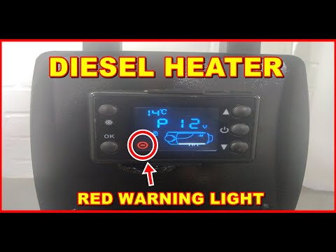RED WARNING LIGHT ERROR CODE Diesel Heater Chinese Camper Van Heating Control Panel life fix broke