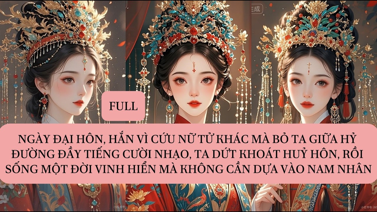 NGÀY ĐẠI HÔN, HẮN VÌ CỨU NỮ TỬ KHÁC MÀ BỎ TA GIỮA HỶ ĐƯỜNG ĐẦY TIẾNG CƯỜI NHẠO, TA DỨT KHOÁT HUỶ...