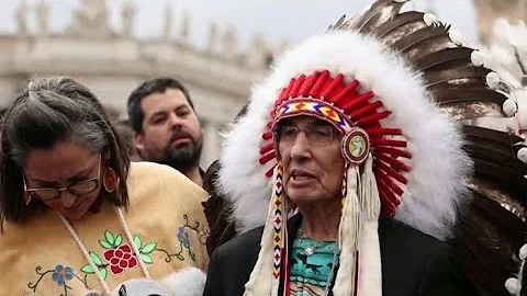 First Nations delegates meet with Pope Francis hoping to get an official apology