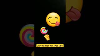 only hacker can type this 🪙