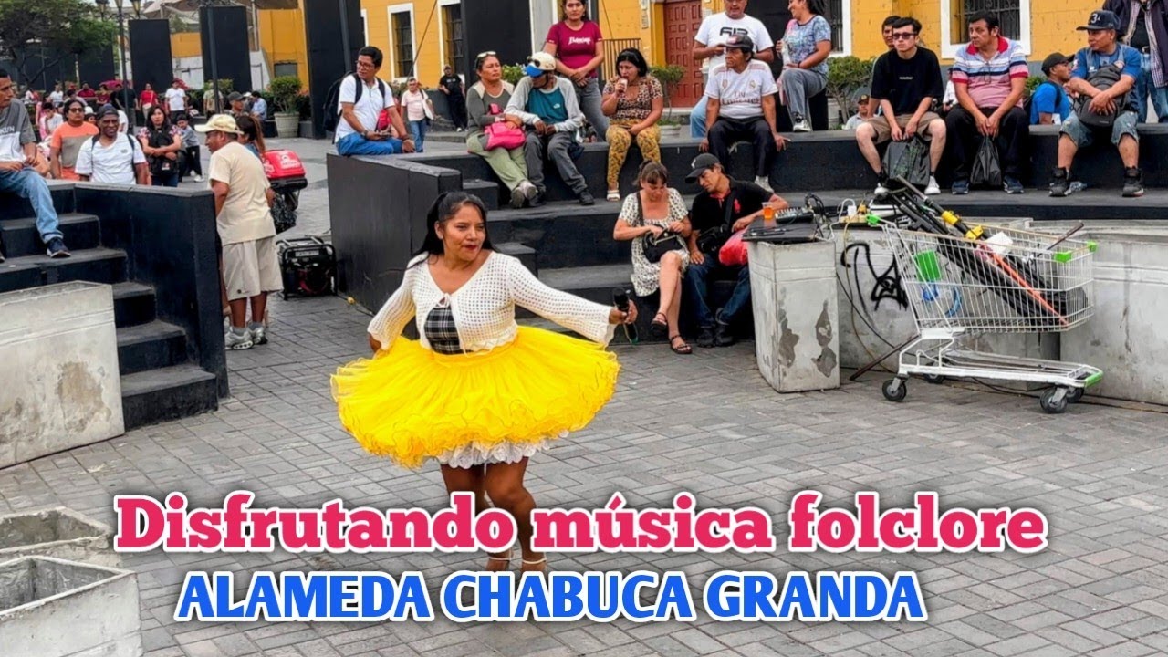 ASÍ SE DISFRUTA LA MÚSICA FOLCLÓRICA CON LAS CANTANTES DEL FOLCLOR EN LA ALAMEDA CHABUCA GRANDA