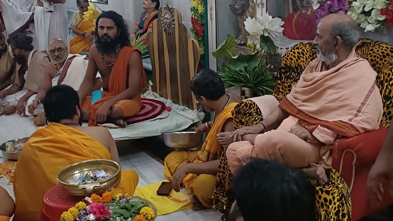 प.पु.श्री.दत्तदास महाराज श्रीश्रेत्र दत्तपीठ नाशिक आज आपल्या श्री चिन्मयमुर्ति संस्थान मधे आगमन