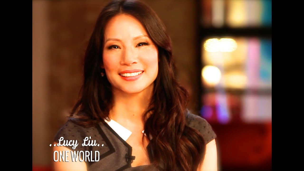 newspaper mockup Lucy Liu & Deepak Chopra | One World