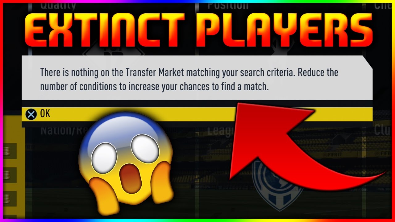 FIFA 17 | 97% OF YOU DIDN'T KNOW THESE CARDS ARE EXTINCT (FIFA 17 EXTINCT PLAYERS & CARDS)