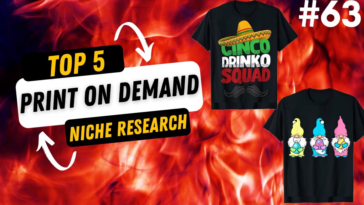 Print on Demand Niche Research | Print on Demand Tutorial | Find Ideas for Print on Demand #63
