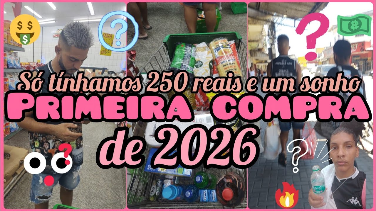 Primeira compra de 2026🛒/Passando mal de calor🥵