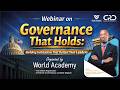 Free Webinar | “Governance That Holds: Building Institutions That Outlast Their Leaders |