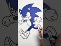 SONIC COLORING PAGES!💙 #shorts
