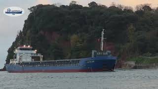 SEA MELODY (IMO 9195638) arrives at Teignmouth port 3.11.2025 part 1