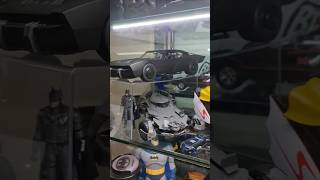 1:18, 1:24 &amp; 1:12 Batmobiles / Batman vehicles by Hot Wheels, Jada Toys, etc. on display