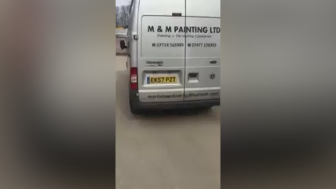 John Is Angry and Covered in Paint in the Back of Van