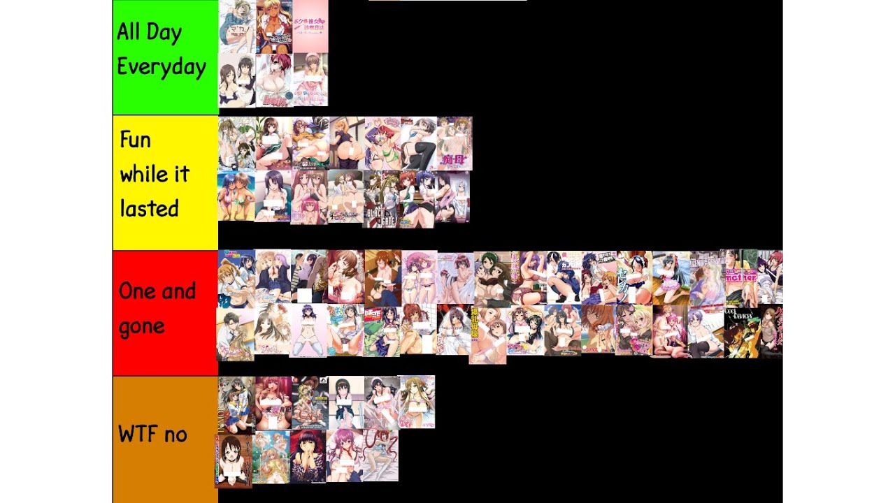 🔥 hentai tier list