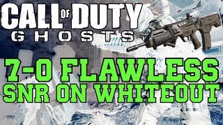Call of Duty: Ghosts - 7-0 FLAWLESS Search and Rescue on Whiteout (MSBS Silencer/Red Dot)