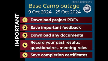 Download project PDF | Guide - Basecamp Outage