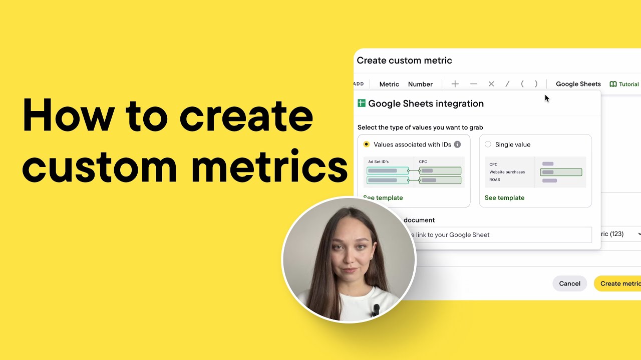 How to create custom metrics - YouTube
