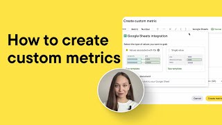How to create custom metrics