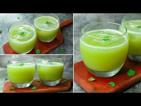 Green Mango Juice | Khatta Mitha Mango Juice | Summer Drinks Recipe | Yummy