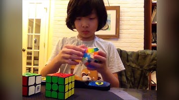 2x2, 3x3, & Megaminx Relay - Time Lapse - RealNaoh Sub