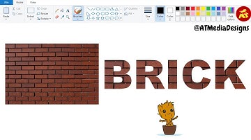 MS Paint Tricks for Beginners | How to  change Text Background in Ms Paint #computerpainting