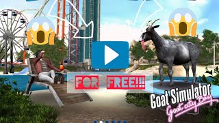 How to get Goat City Bay for Free In Goat Simulator Mobile!!! screenshot 2