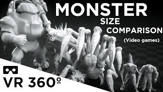 Monsters Size Comparison VR 360 (Video games)